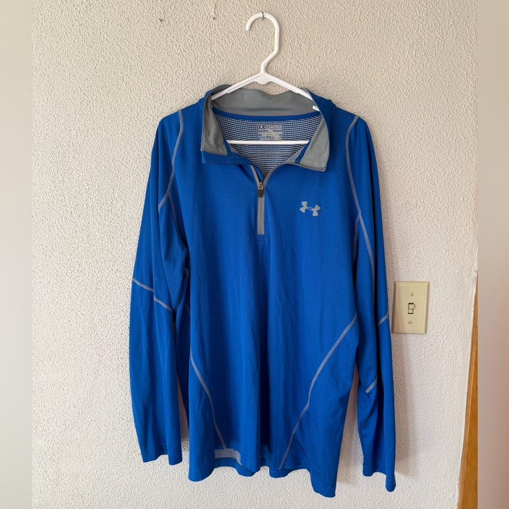 Under Armour Coldgear Blue Long Sleeve Pullover